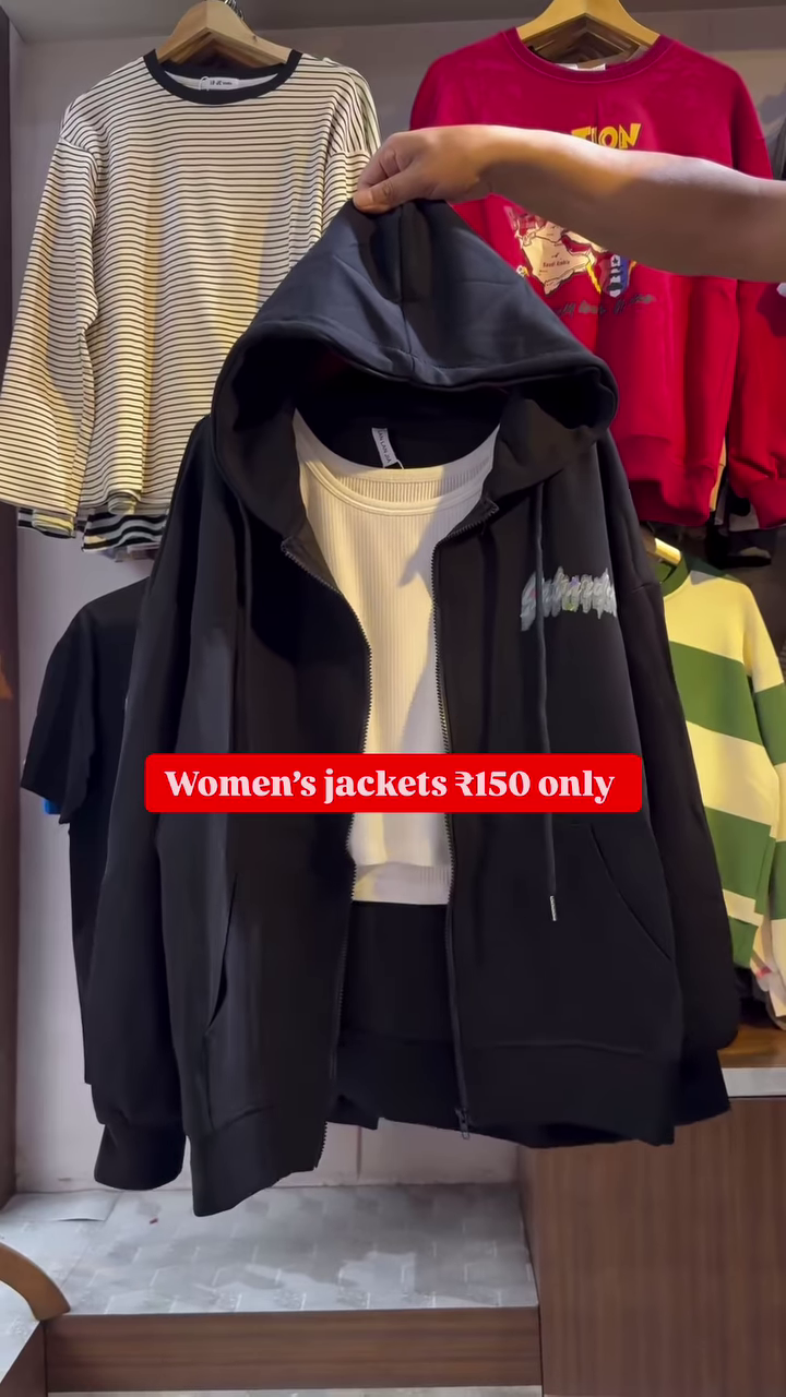 Women's Zip-Up Hoodies 🧥👚 – Layered Casualwear in Grey, Black & Brown Variants - Image 3