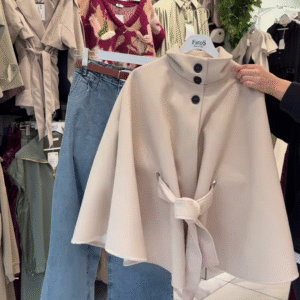 Wrap-Tie Elegance Cape Poncho ✨