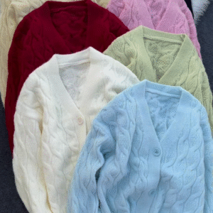 Cable‑Knit Cardigan | Plush Texture, Cozy Color ✨