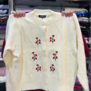 Daisy Stitch Button Cardigan | Sweet, Cozy, Vintage‑Chic 🌼
