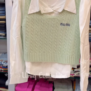 Pre‑Layered Shirt + Knit Vest Top | Prep In One Step 🧊